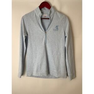 Peter Millar Mens Small 1/2 Zip Kalos Golf Top S Small Blue